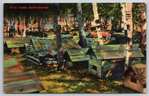 Land O Lakes, WI Postcard - Traditional Indigenous Burial Grounds - Picture 1 of 2