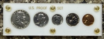 1957 US Mint Silver Proof Set In Capital Holder $67.50 W/Coupon! - Image 1 of 4