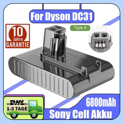 6.8Ah Akku Für Dyson DC31 DC34 DC35 Animal Staubsauger Ersatzakku Sony Cell TypA - Bild 1 von 4
