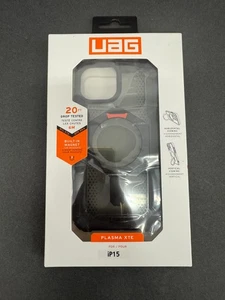 NEW UAG Plasma XTE Case for iPhone 15 MagSafe With Kickstand Orange/Black - Picture 1 of 13
