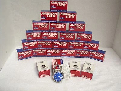 AMERICAN LOCK A400K, Combination Lock, Steel