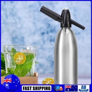 Soda Water Maker Aluminum Sparkling Water Maker for Home Bar Club (Sliver) - Picture 1 of 8