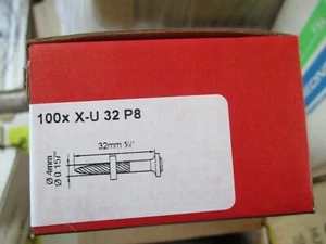 Hilti X-U 32 P8 1-1/4 in. Galvanized Univ Nail for Steel, Concrete - Picture 1 of 3