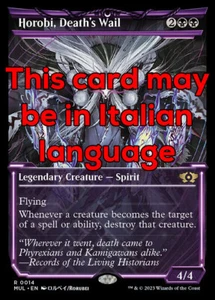 MTG HOROBI, DEATH's WAIL 14 FOIL EXC - LAMENTO DI MORTE - MUL IT - MAGIC - Imagen 1 de 1