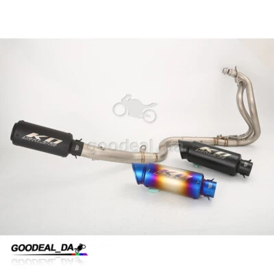 Sistema completo para Kawasaki Z250 Z300 Ninja 300 2013-16 cabezal escape silenciador 51 mm Foto 1 de 4