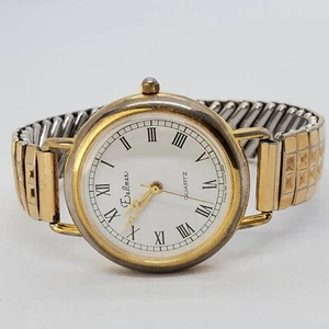 VTG EASTMAN Women's Watch 34MM White Dial Roman Numerals Swiss Parts New Battery - Picture 1 of 10