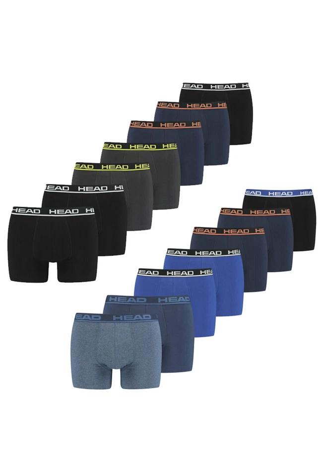 Head Pack De 7 Boxer Para Hombre Ropa Interior Básica - Imagen 1 de 1