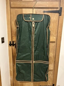 Vintage Antler Green & Brown Suit / Dress Garment Travel Carrier Bag Holder - Picture 1 of 12