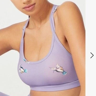Marika Sports Bra Daybreak Spinning Hummingbird Size Small Strappy Racerback NWT - Image 1 of 4