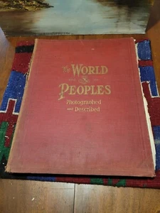 ANTIQUE 1910 THE WORLD AND ITS PEOPLES Maps Politics Geography Rand McNally - Imagen 1 de 12
