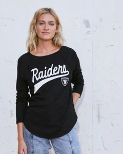 Nueva camisa térmica súper suave súper suave de comida chatarra para mujer NFL Las Vegas Raiders  - Imagen 1 de 2