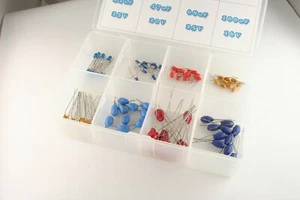 KIT-DT6 TEDSS COMPONENTS CAPACITORS DIPPED TANTALUM KIT - Picture 1 of 1
