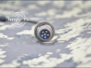 Original U-283/U 6 pines K-head a U229 PRC148 152 Intercomunicador Auriculares Adaptador Regalo - Imagen 1 de 6