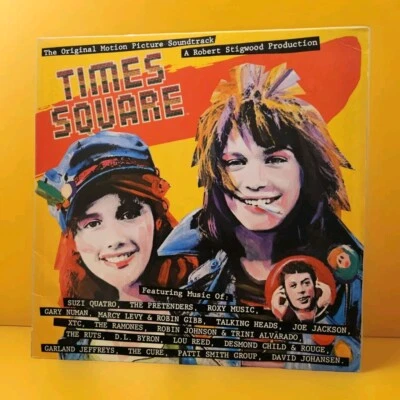 Times Square Soundtrack 2LP The Cure Ramones XTC Talking Heads Gary Numan Ruts - Image 1 of 4