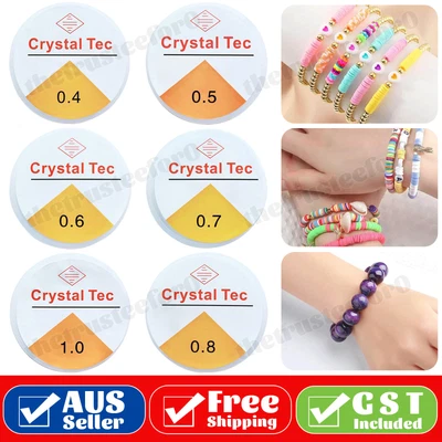 Clear Stretch Elastic Cord String Bead Beading Jewellery Bracelet Thread Line - image 1 of 4