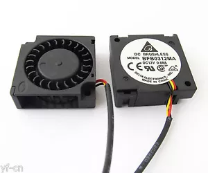 1 Stck. Delta BFB0312MA 30x30x10mm 3010 12V 0,08A DC bürstenloser Gebläselüfter 3-polig Neu - Bild 1 von 4