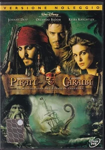 PIRATI DEI CARAIBI LA MALEDIZIONE DEL FORZIERE FANTASMA DVD Johnny Depp Noleggio - Foto 1 di 2