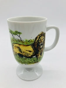 Vintage Lion Mug Big Cat Made in Japan - Picture 1 of 7