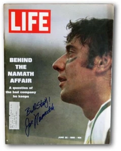 Joe Namath Signed Autographed LIFE Magazine 9/20/69 "Bull Story!" JSA V68017 - Picture 1 of 4
