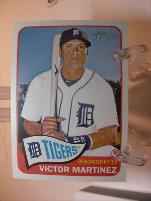2014 Topps Heritage Baseball Card     #356 Victor Martinez      (2346) - Image 1 of 2