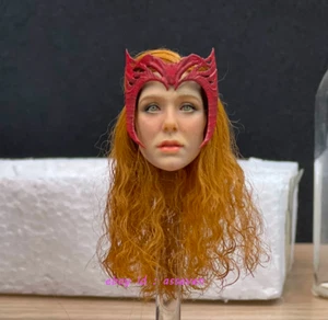 Figura de acción colección cabeza de trasplante de cabello Scarlet Witch 1/6 en stock - Imagen 1 de 2