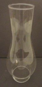 Paralume per camino lampada ad olio trasparente - attacco 3" - 4" x 10" - Foto 1 di 5