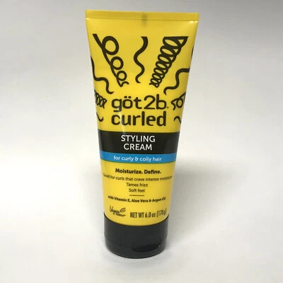 got2b Curled Styling Cream, 6oz | for Curly & Coily Hair | Tames Frizz | Vegan - Image 1 of 4