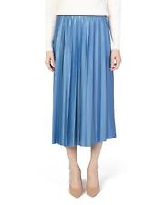 Vila Clothes Polyester Blend Light Blue Skirt  -  Skirts