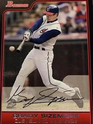 2006 Bowman Grady Sizemore Cleveland Indians #52 Baseball Card - Image 1 of 2