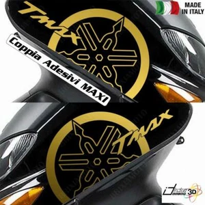 COPPIA ADESIVI DIAPASON CARENA ORO FOR FOR YAMAHA 500 T-MAX 2001-2007 - Imagen 1 de 3