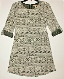 Speechless Mädchen Kleid Gr. 16 schwarz/weiß Langarm gefüttert Rundhals  - Bild 1 von 10