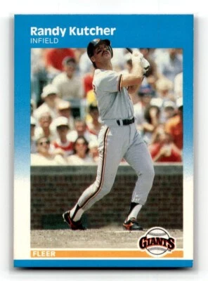 1987 Fleer Randy Kutcher Rookie San Francisco Giants #276 Baseball Card - Image 1 of 2