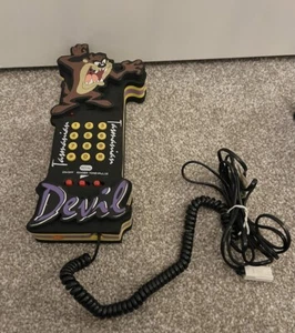 Taz Tasmanian Devil Novelty Foam Plug In Phone Telephone 1997 Warner Bros Rare - Picture 1 of 9