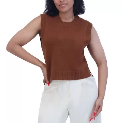 French Connection Women's Sleeveless Sweater Size XXL Brown - Image 1 of 3