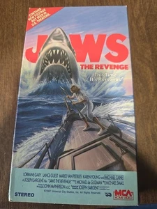 Jaws The Revenge VHS 1987 Video Tape Cult Horror Thriller  - Picture 1 of 4