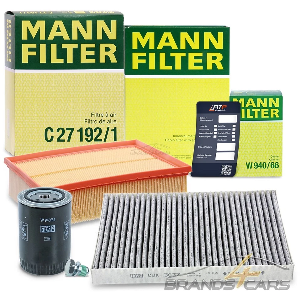 MANN-FILTER INSPEKTIONSPAKET FILTERSATZ A FÜR AUDI A4 B7 8E 1.8 T QUATTRO 04-08 - Bild 1 von 4