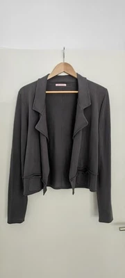 Damen Jacke Sweatjacke Hugenberg Langarm XL grau - Bild 1 von 4