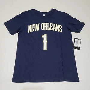 Camiseta juvenil New Orleans Pelicans NBA #1 azul Williamson talla pequeña 8 nueva con etiquetas - Imagen 1 de 4