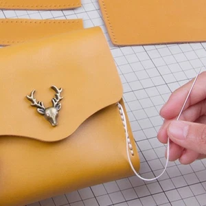 Handicraft Projects Leather Material Bag for DIY Wallet and Bag Making - Picture 1 of 11
