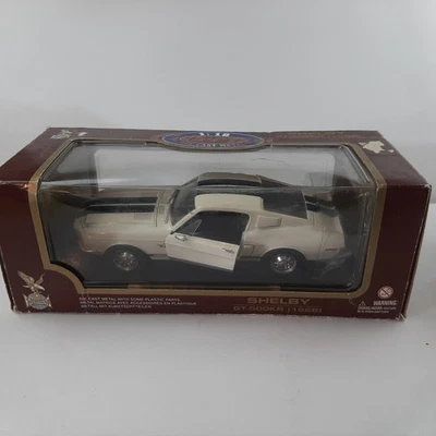 Ford Shelby GT 500KR 1968 Road Legends 1/18 diecast blanco vintage Muscle Car Foto 1 de 4