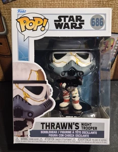 Funko Pop Star Wars Ahsoka Thrawn's Night Trooper White Figure 685 + Protector - Picture 1 of 6