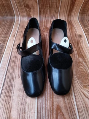 Christian Dior Black Leather Baby-D Mary Jane Pumps EU 38.5 US 8 - Image 1 of 4