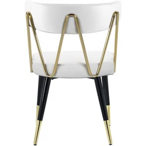 Meridian Furniture Rheingold White Vegan Leather Dining Chair (Set of 2) - Picture 1 of 10