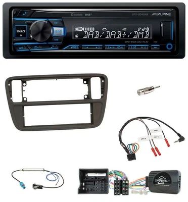 Alpine USB Bluetooth DAB Lenkrad Autoradio für Seat Mii Skoda CitiGo 11-16 52-Pi - Bild 1 von 4
