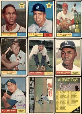 1961 Topps Baseball Complete Your Set #1-587 You Pick! - Image 1 of 2