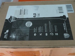 Nature Power 74-Inch Bayport Solar Charged Lamp Post with Super Bright Natura... - Picture 1 of 7