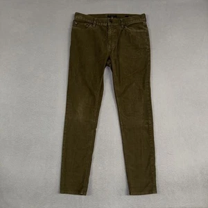Banana Republic Traveler Pants Mens 33x32 (Fits 33x29) Green Brown Skinny Fit - Picture 1 of 11