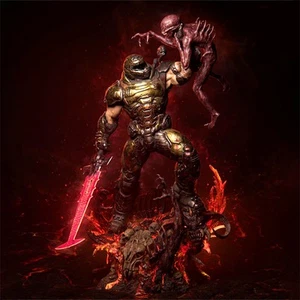 Figura Impresión 3D Doom Modelo GK Escultura Kit en Blanco Nuevo En Stock - Imagen 1 de 7