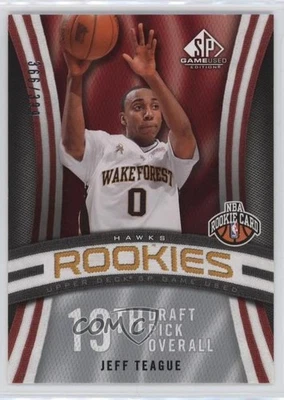 2009-10 SP 比赛使用新秀 /399 Jeff Teague #121 新秀 RC — 第 1/2 张图片