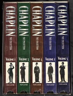 CHAPLIN: The Collection / Box Set Of 5 VHS Tapes - Image 1 of 4